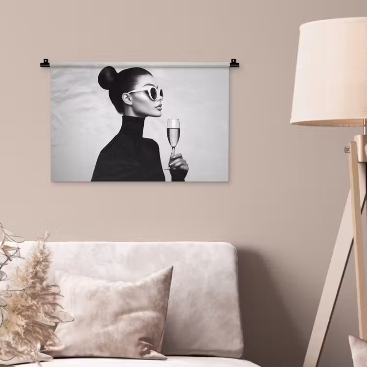 Wandkleed - Vrouw - Champagne - Modern — 2