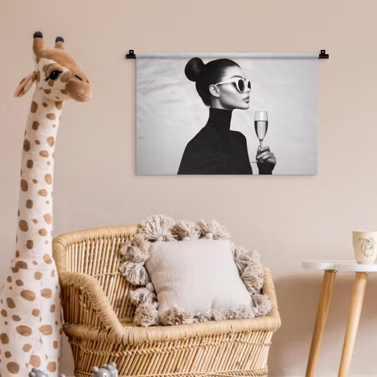 Wandkleed - Vrouw - Champagne - Modern — 5