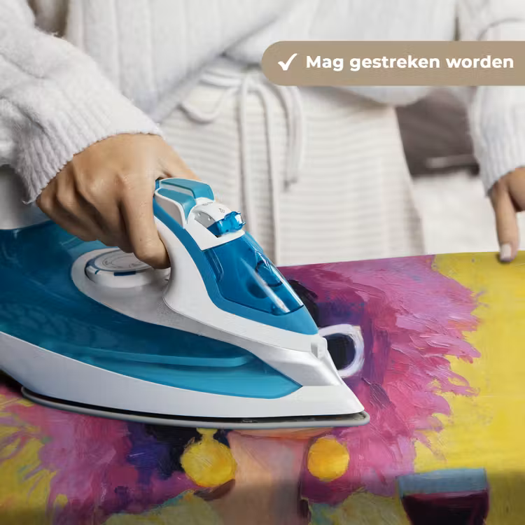 Wandkleed - Vrouw - Hoed - Paars - Wijn — 6