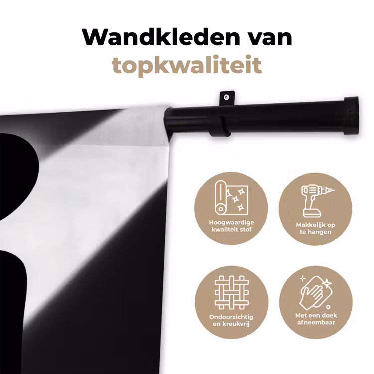 Wandkleed - Vrouw - Wijn - Chic — 3