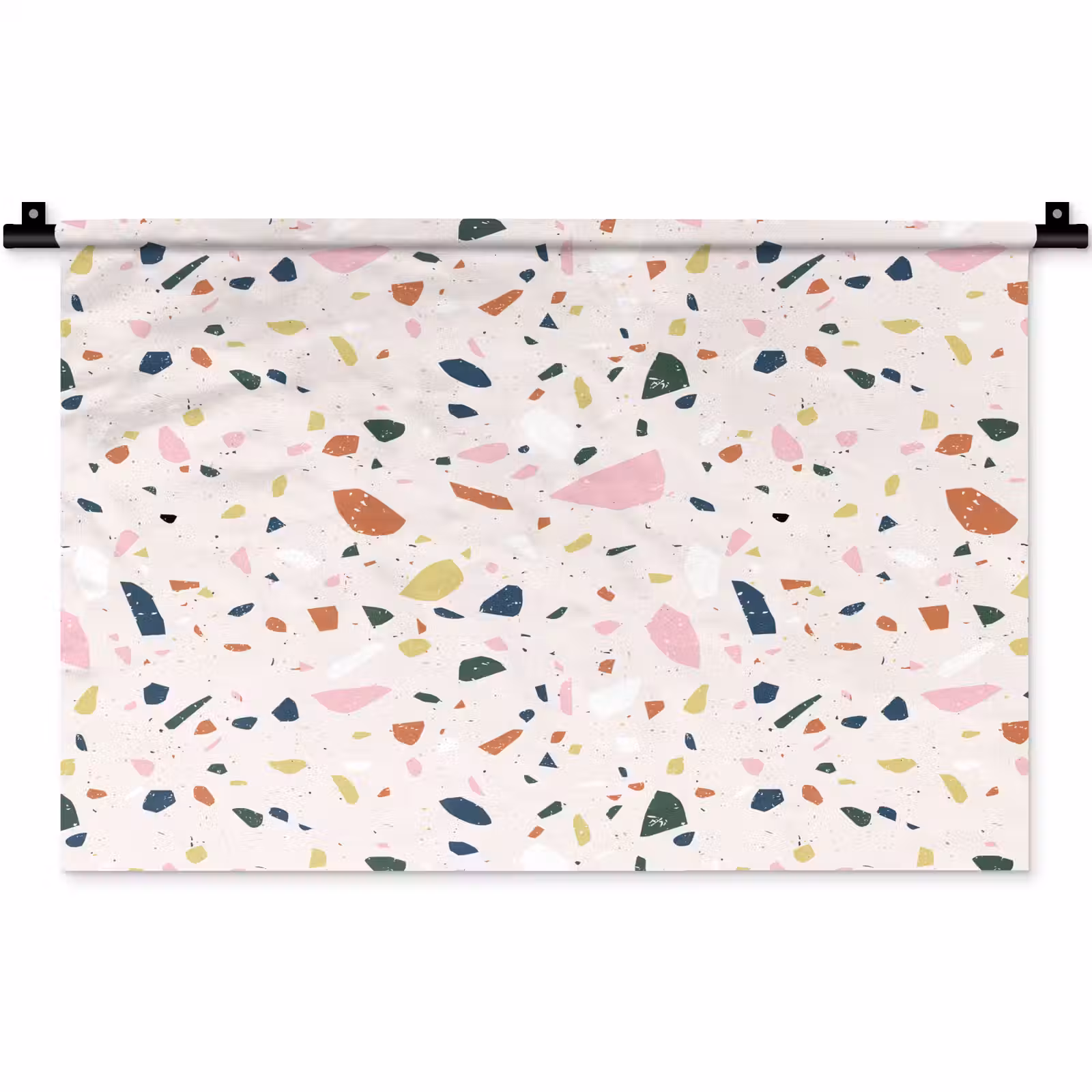 Wandkleed - Terrazzo - Patroon - Kleurrijk — 1