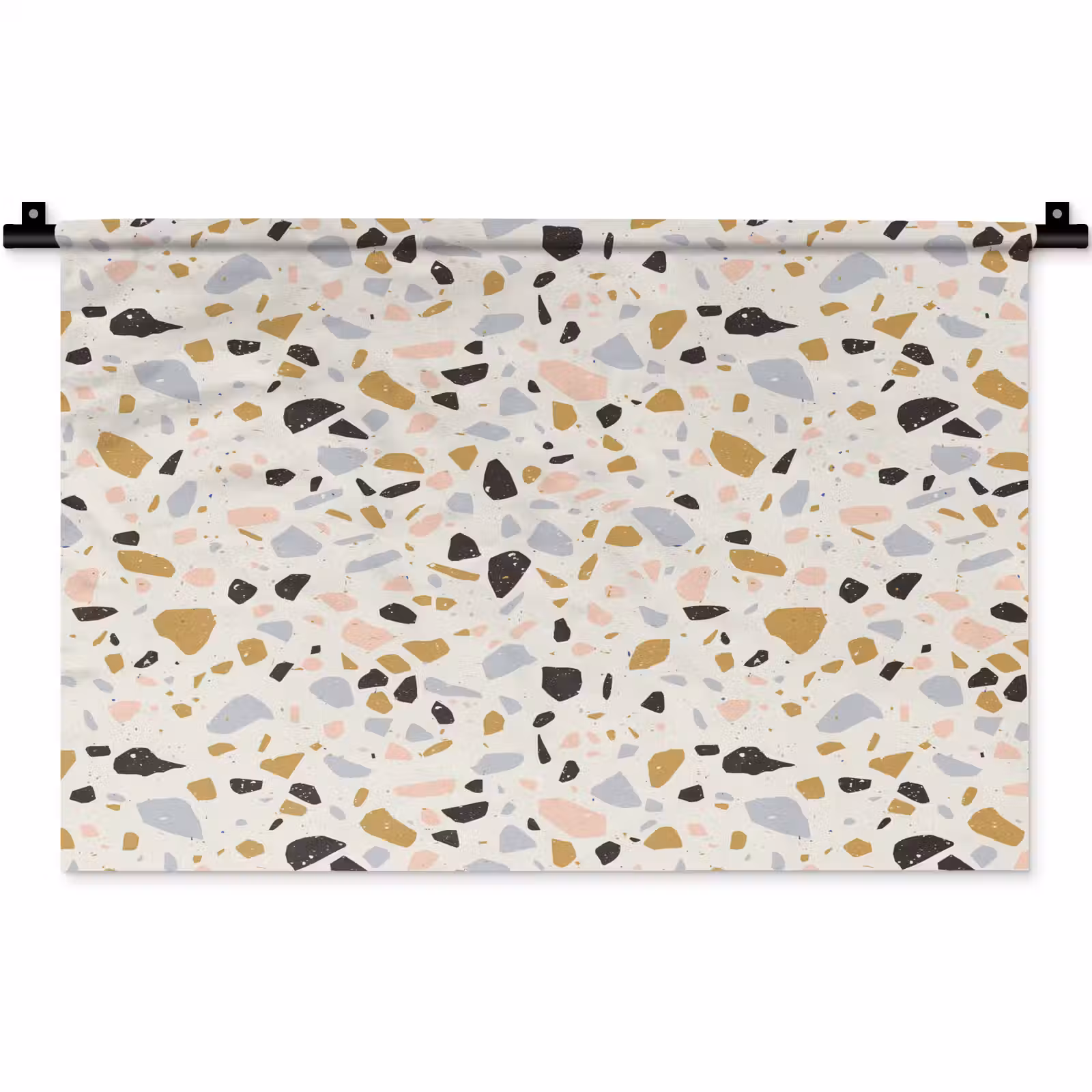 Wandkleed - Terrazzo - Patroon - Neutraal - Zacht - Multi — 1