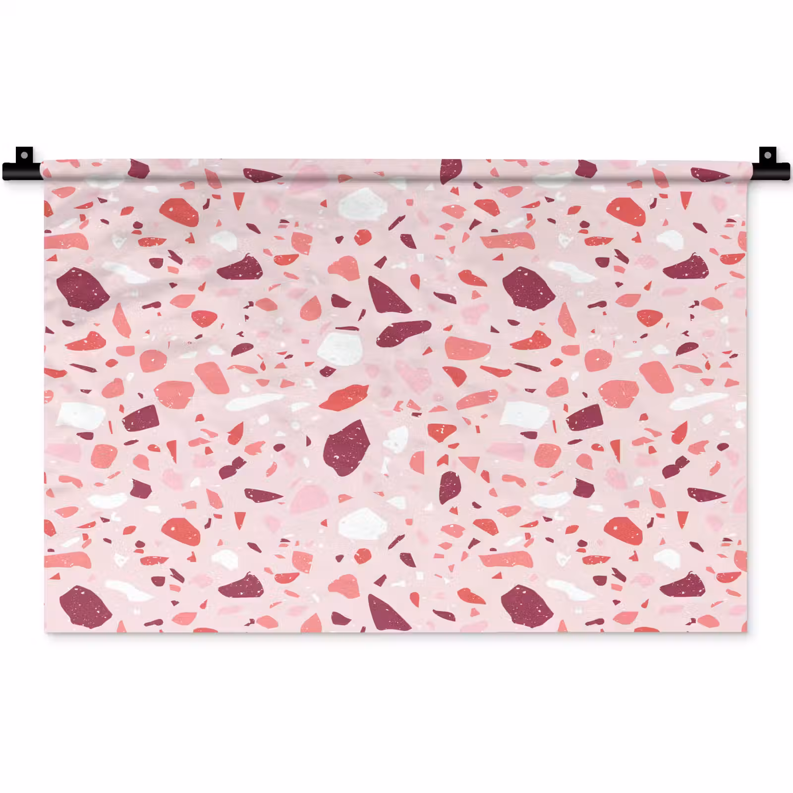 Wandkleed - Terrazzo - Patroon - Roze — 1