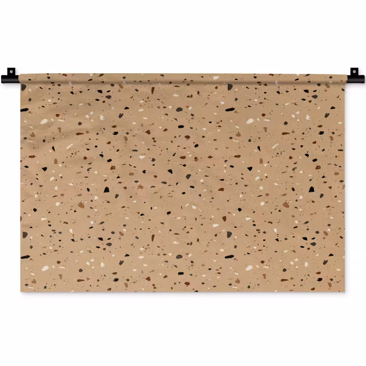 Wandkleed - Terrazzo - Patroon - Beige — 1