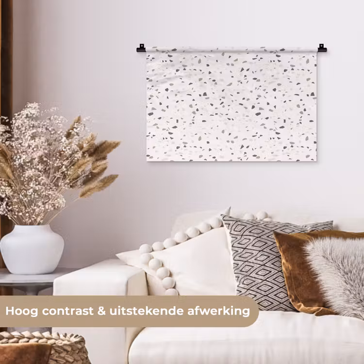 Wandkleed - Terrazzo - Patroon - Créme — 4