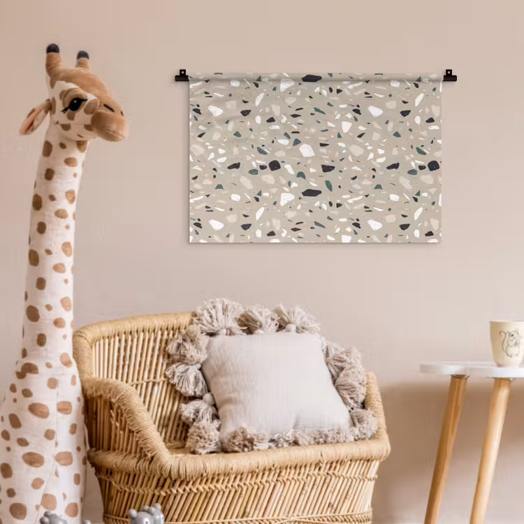 Wandkleed - Terrazzo - Patroon - Groen — 5