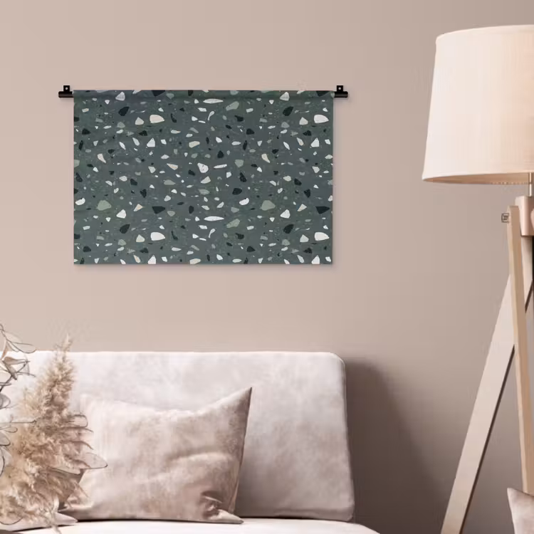 Wandkleed - Terrazzo - Patroon - Kleurrijk - Groen — 2