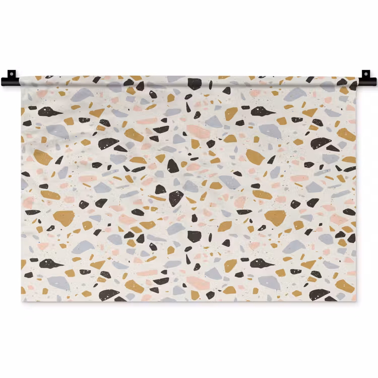 Wandkleed - Terrazzo - Patroon - Neutraal - Zacht - Multi — 1