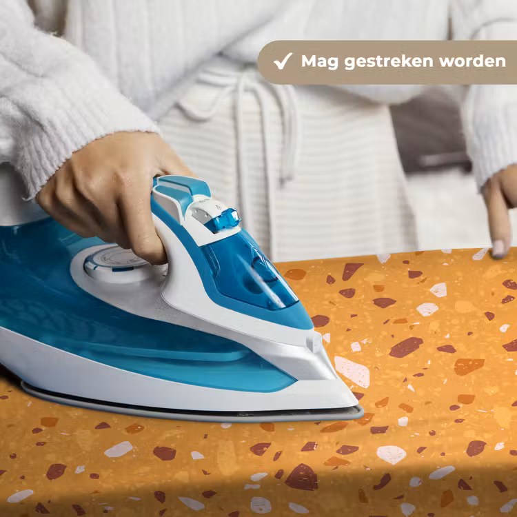 Wandkleed - Terrazzo - Patroon - Okergeel — 6