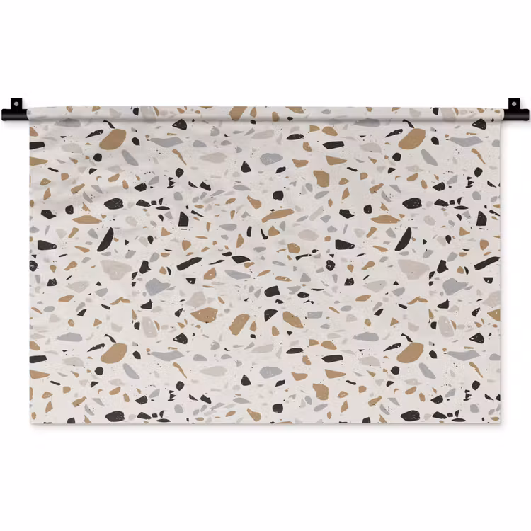 Wandkleed - Terrazzo - Patroon - Staal — 1