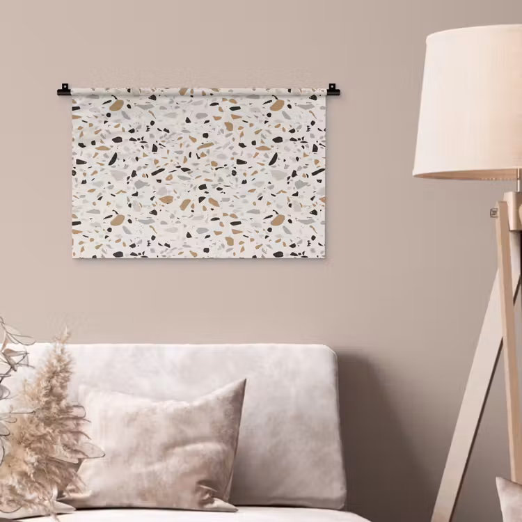 Wandkleed - Terrazzo - Patroon - Staal — 2