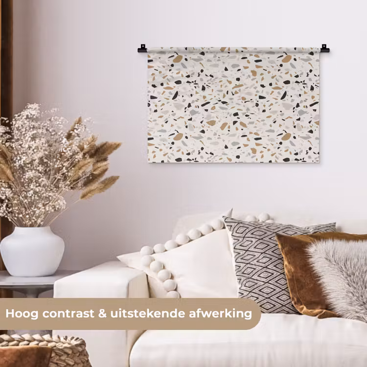 Wandkleed - Terrazzo - Patroon - Staal — 4