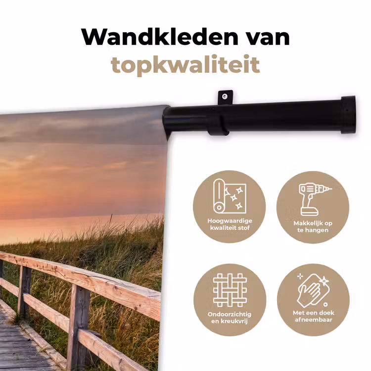 Wandkleed - Zonsonderang - Zee - Pad - Gras - Duin - Vogels — 3