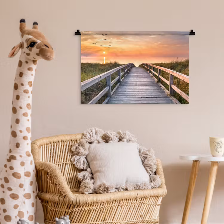 Wandkleed - Zonsonderang - Zee - Pad - Gras - Duin - Vogels — 5