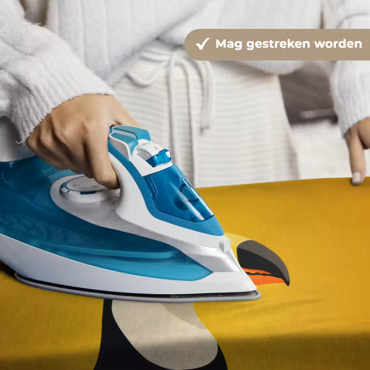 Wandkleed - Toekan - Minimalistisch - Snavel - Oranje — 6