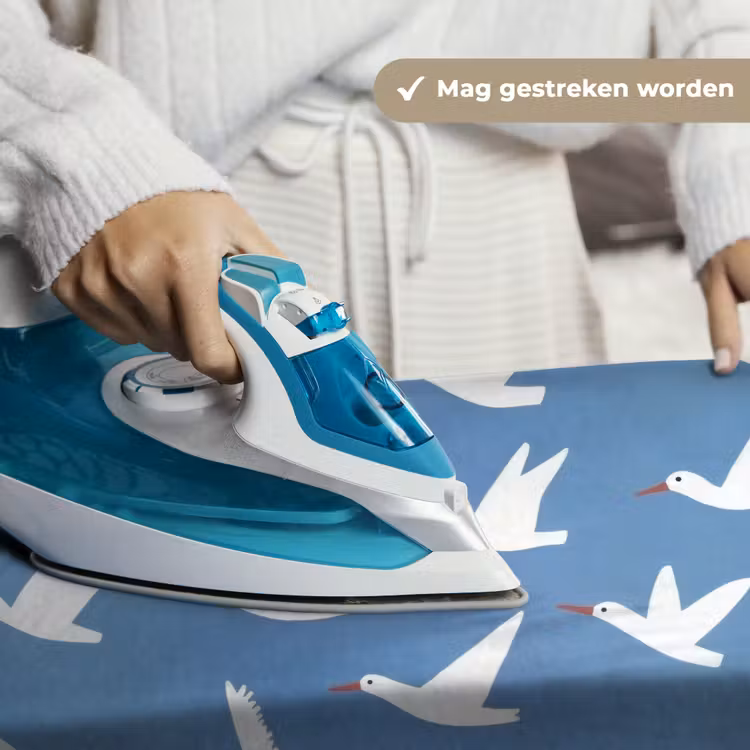 Wandkleed - Vogels - Wit - Patroon — 6