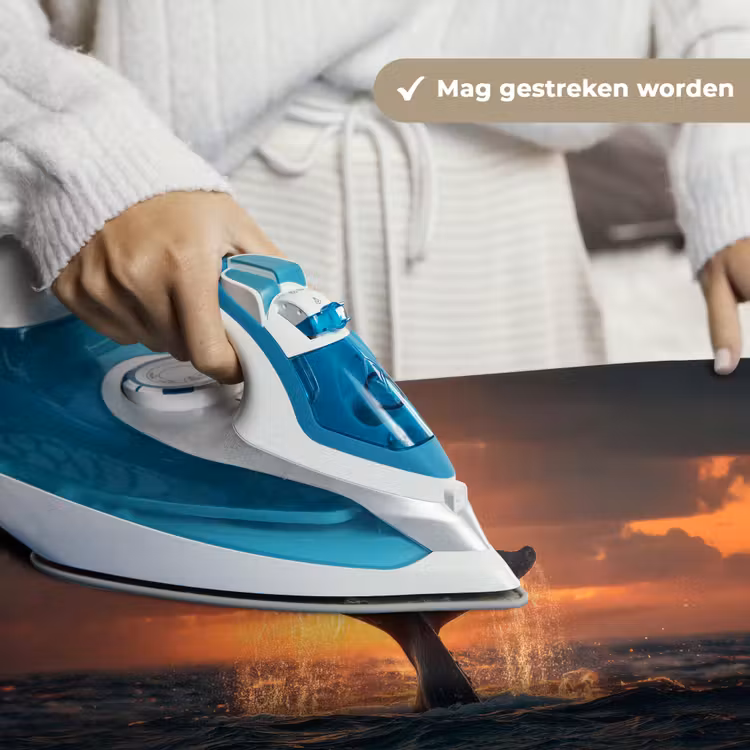 Wandkleed - Walvis staart - Water - Zonsondergang — 6