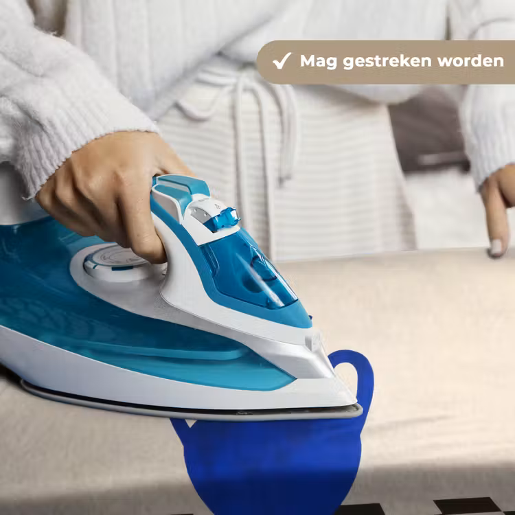 Wandkleed - Vaas - Blauw - Geblokt - Modern — 6