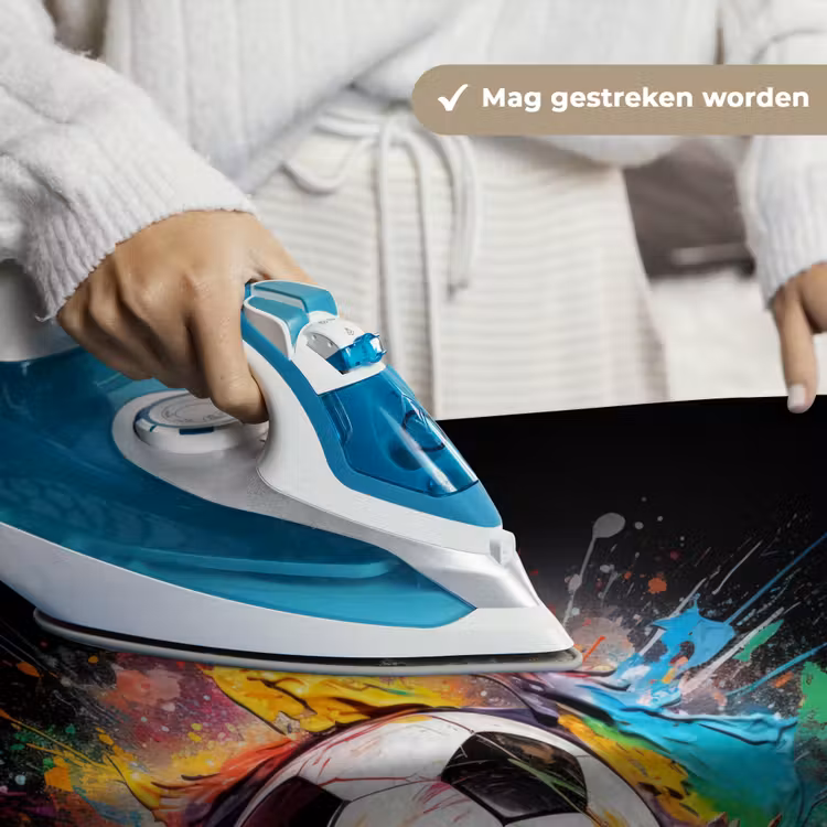 Wandkleed - Voetbal omringd door verfklodders — 7