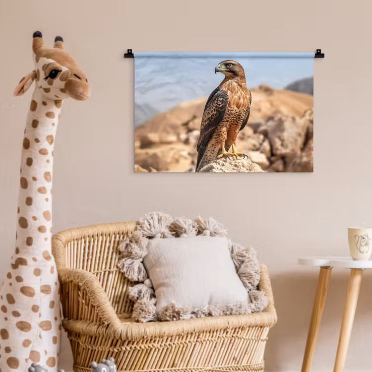 Wandkleed - Valk - Vogel - Rots - Macht — 5