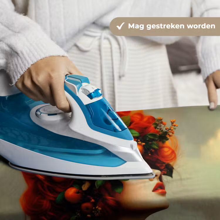 Wandkleed - Vrouw - Appels - Rood - Bladeren — 6