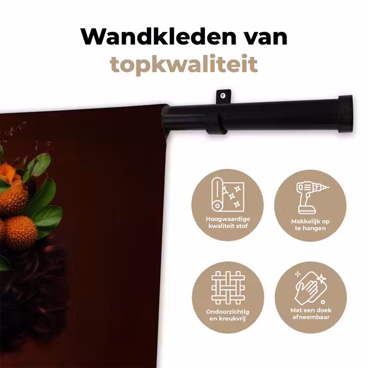 Wandkleed - Vrouw - lychee - exotisch — 3