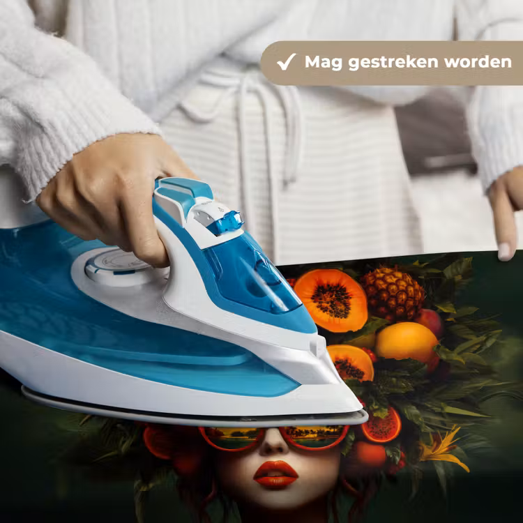 Wandkleed - Vrouw - Vruchten - Papaja - Ananas — 6