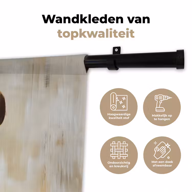 Wandkleed - Verf - Goud - Bestek — 3