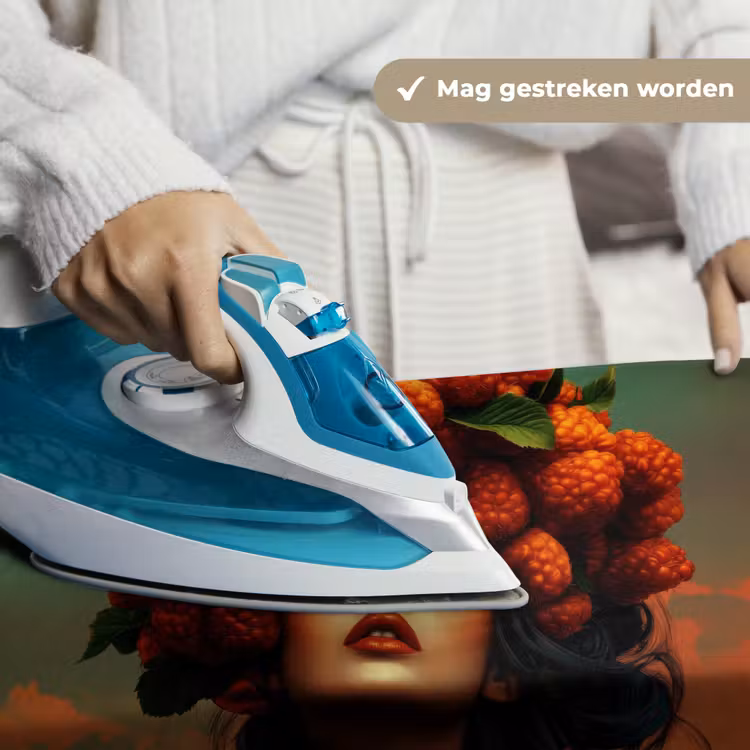 Wandkleed - Vrouw - Frambozen - Bladeren — 6