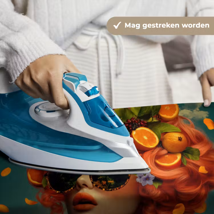 Wandkleed - Vrouw - Sinaasappel - Bessen - Oranje — 6