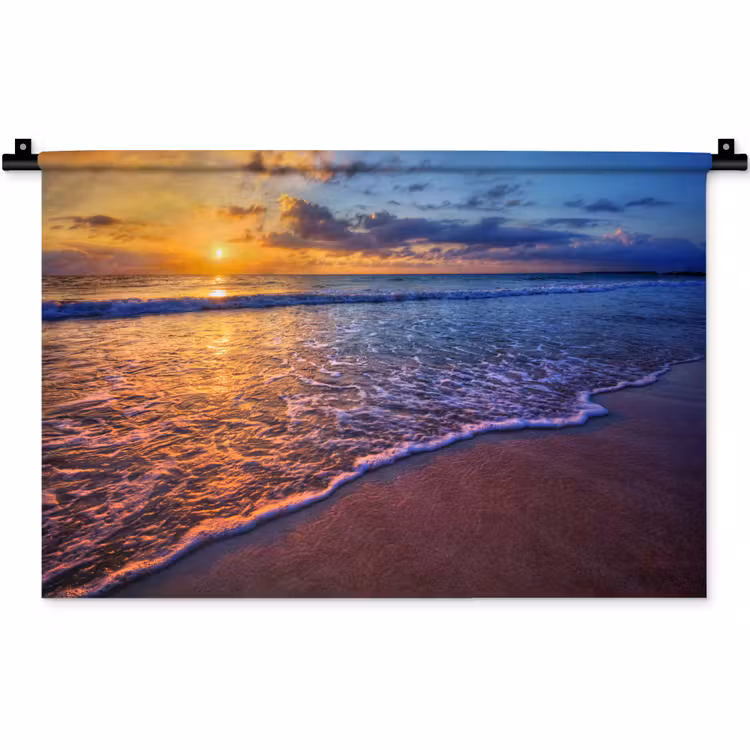 Wandkleed - Zee - Strand - Zonsondergang - Wolken - Horizon — 1
