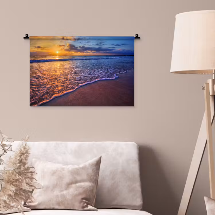 Wandkleed - Zee - Strand - Zonsondergang - Wolken - Horizon — 2