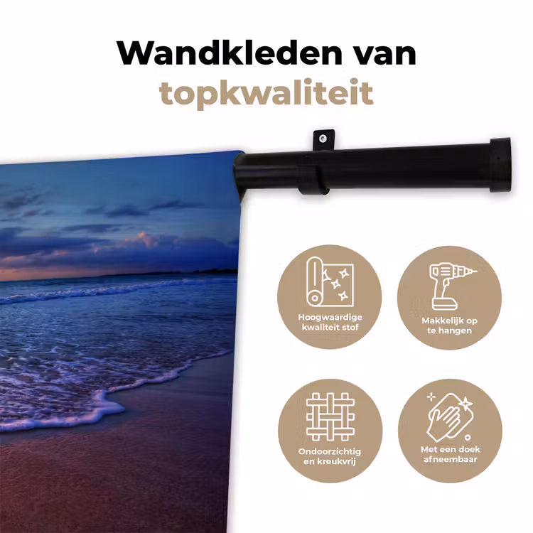 Wandkleed - Zee - Strand - Zonsondergang - Wolken - Horizon — 3