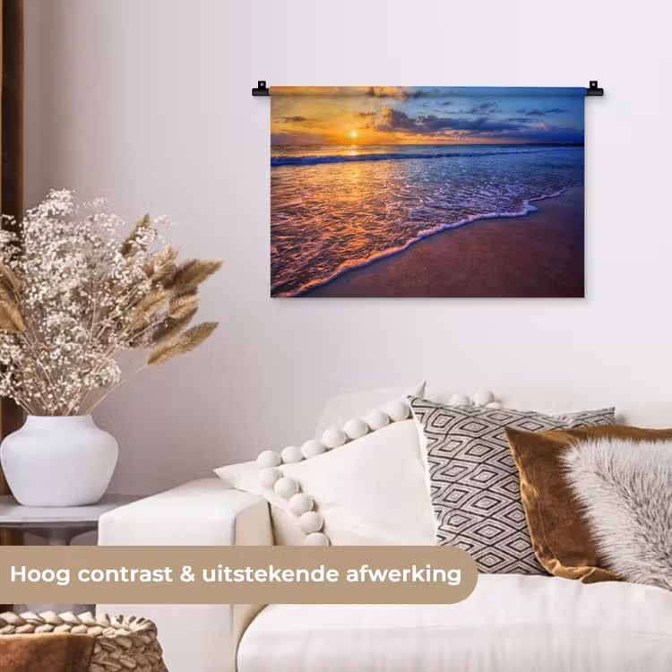 Wandkleed - Zee - Strand - Zonsondergang - Wolken - Horizon — 4