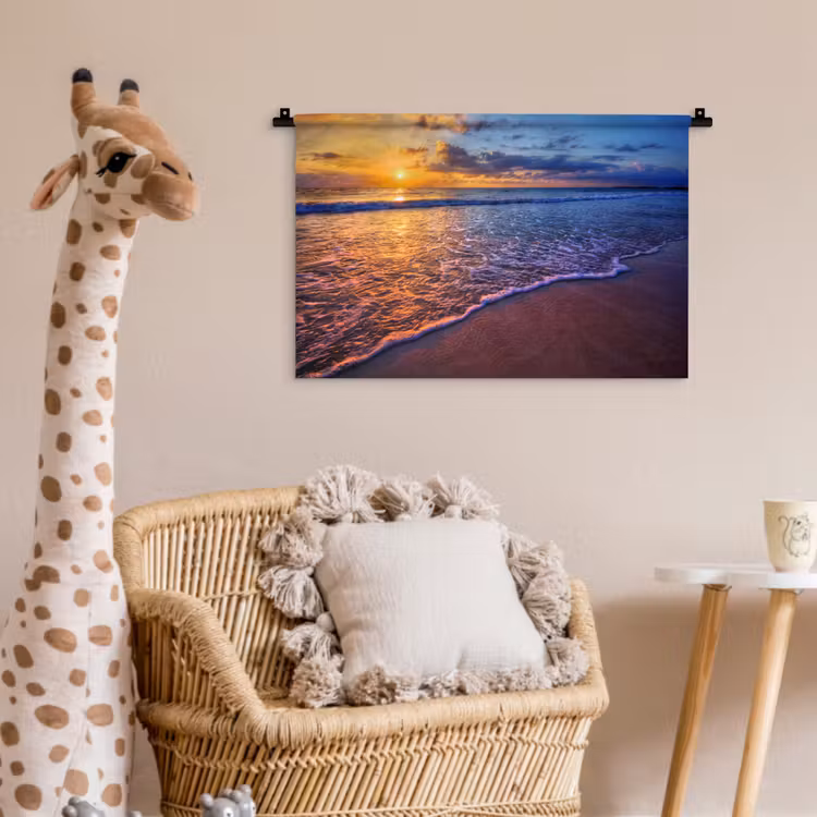Wandkleed - Zee - Strand - Zonsondergang - Wolken - Horizon — 5