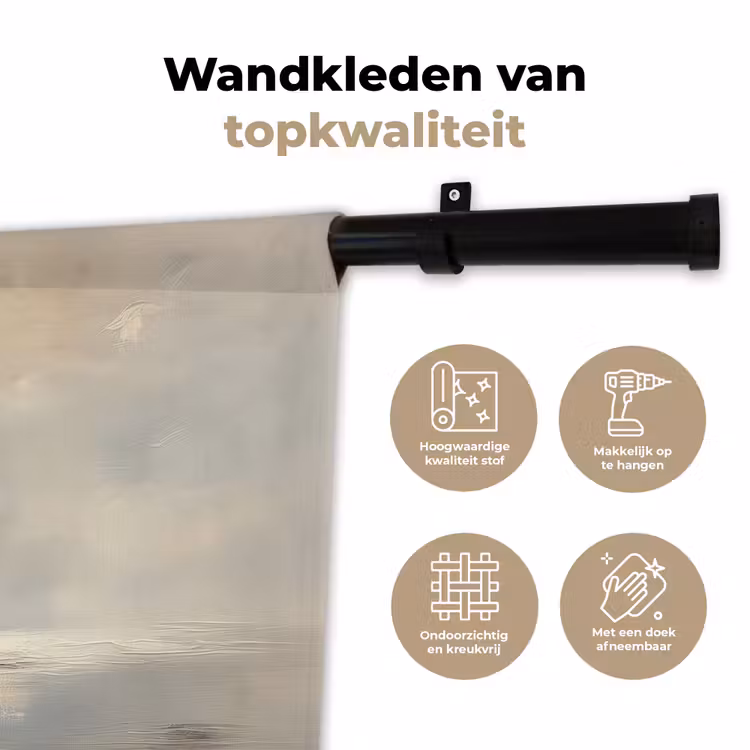Wandkleed - Zeilschip - Zee - Bewolkt — 3