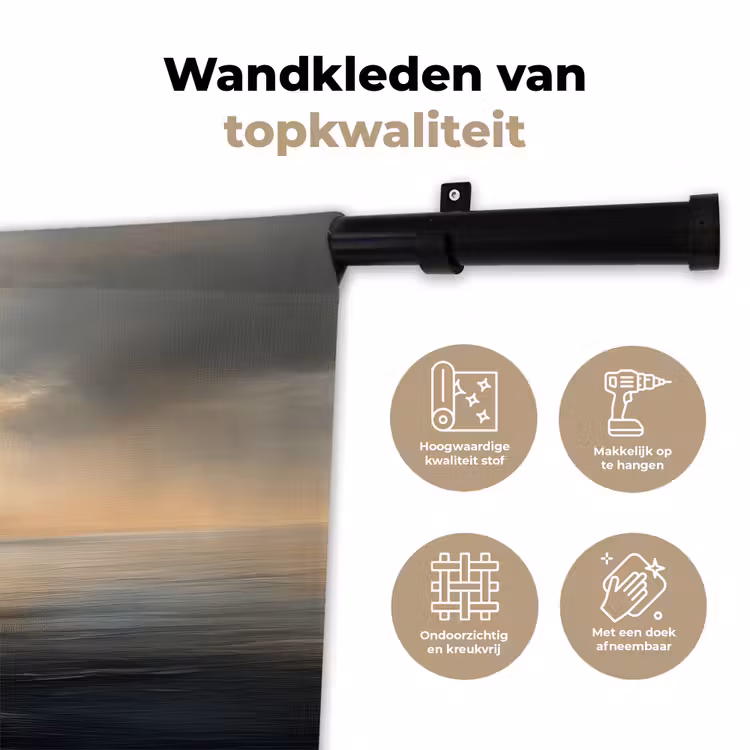 Wandkleed - Zon - Horizon - Zee — 3