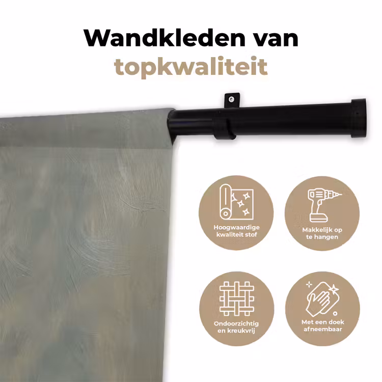 Wandkleed - Verf - Kwast - Schilderij — 3