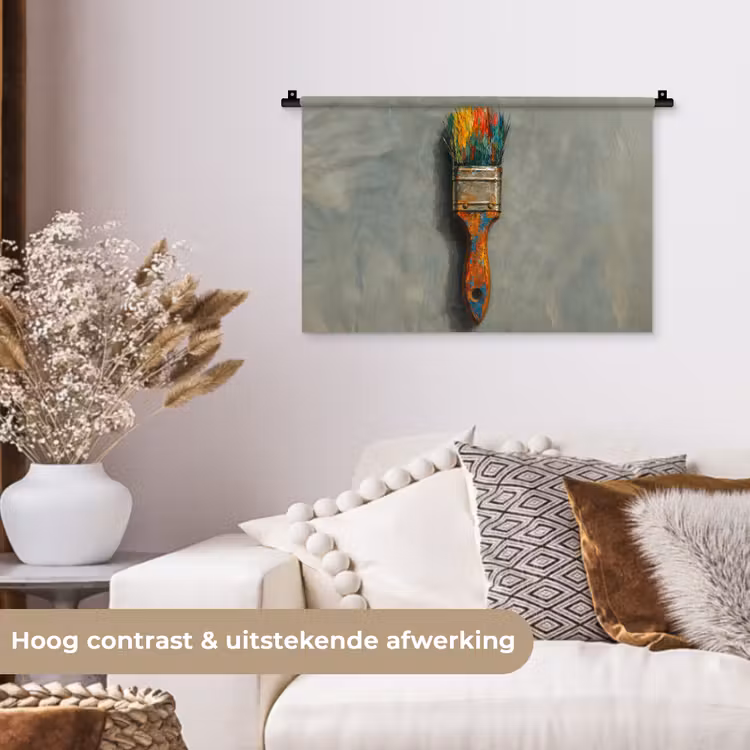Wandkleed - Verf - Kwast - Schilderij — 4