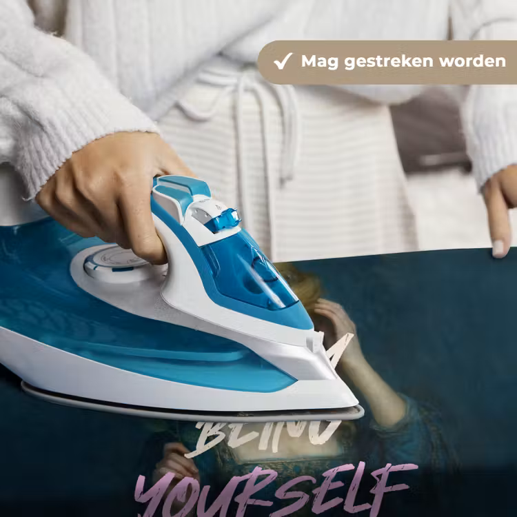 Wandkleed - Vrouw - Roos - Quote — 6