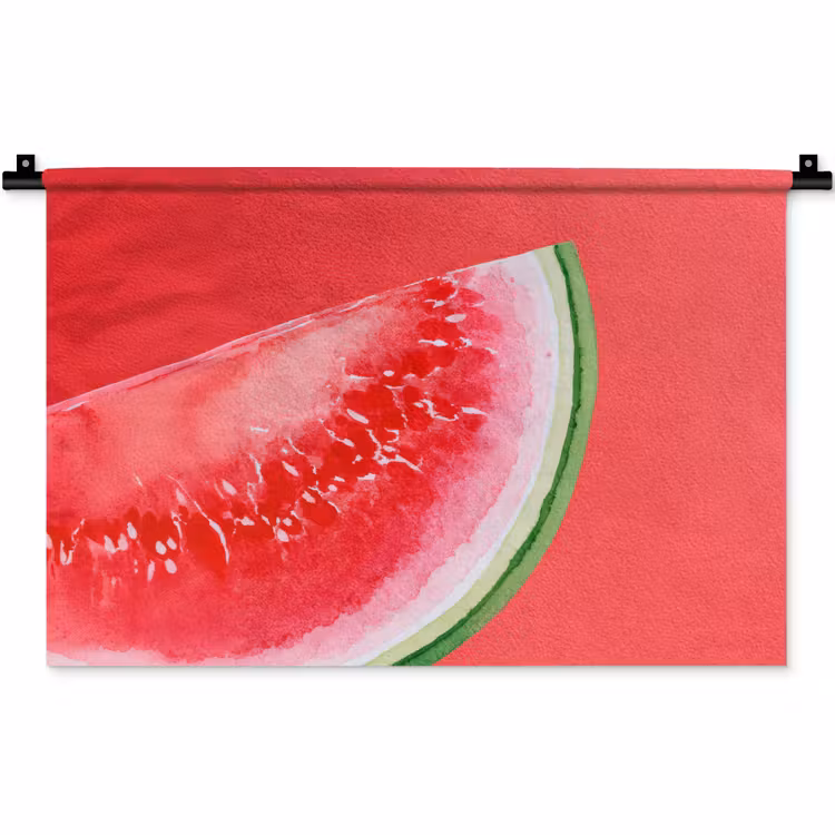 Wandkleed - Watermeloen - Rood - Zomers — 1