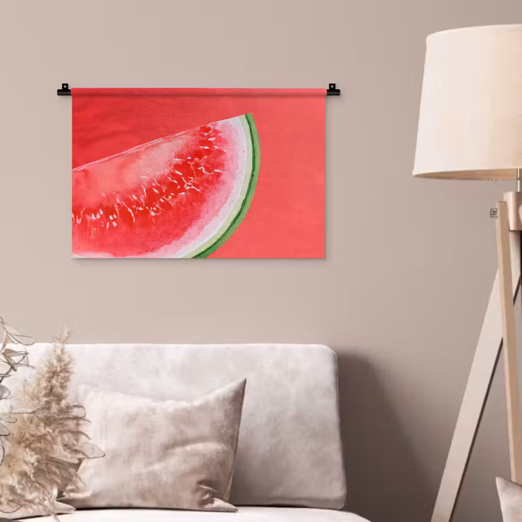 Wandkleed - Watermeloen - Rood - Zomers — 2
