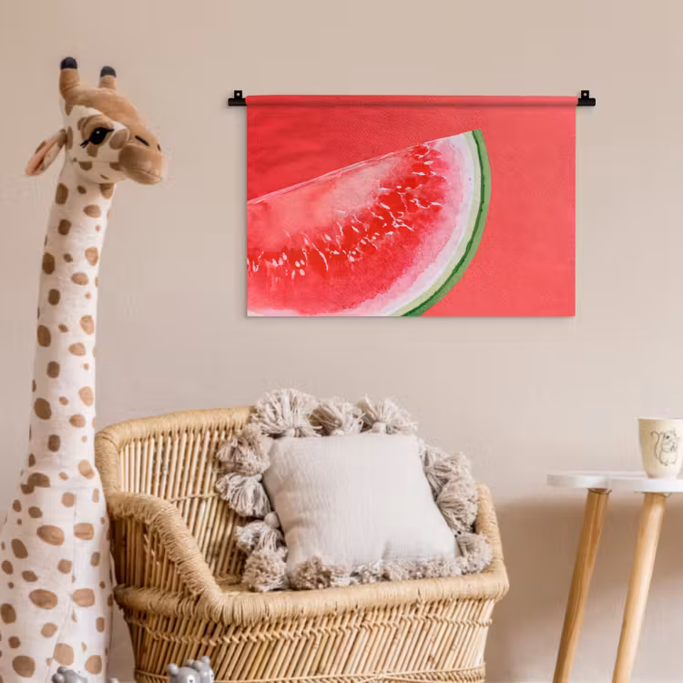Wandkleed - Watermeloen - Rood - Zomers — 5