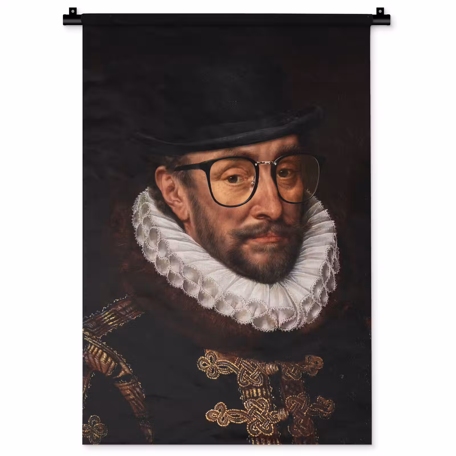 Wandkleed - Willem van Oranje - Adriaen Thomasz - Bril — 1
