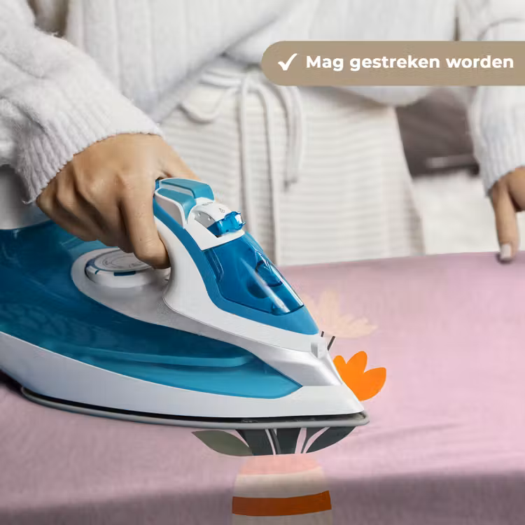 Wandkleed - Tulpen - Vaas - Strepen - Paars — 6