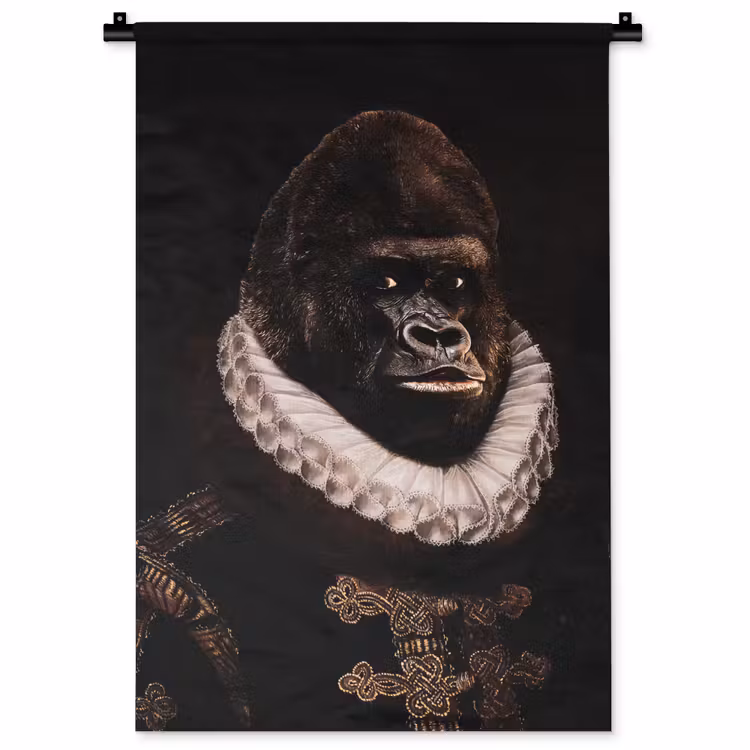 Wandkleed - Willem van Oranje - Adriaen Thomasz - Aap — 1