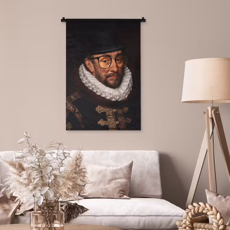 Wandkleed - Willem van Oranje - Adriaen Thomasz - Bril — 2