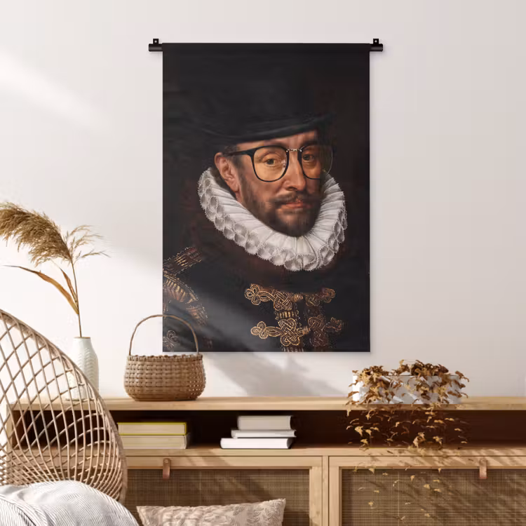 Wandkleed - Willem van Oranje - Adriaen Thomasz - Bril — 4