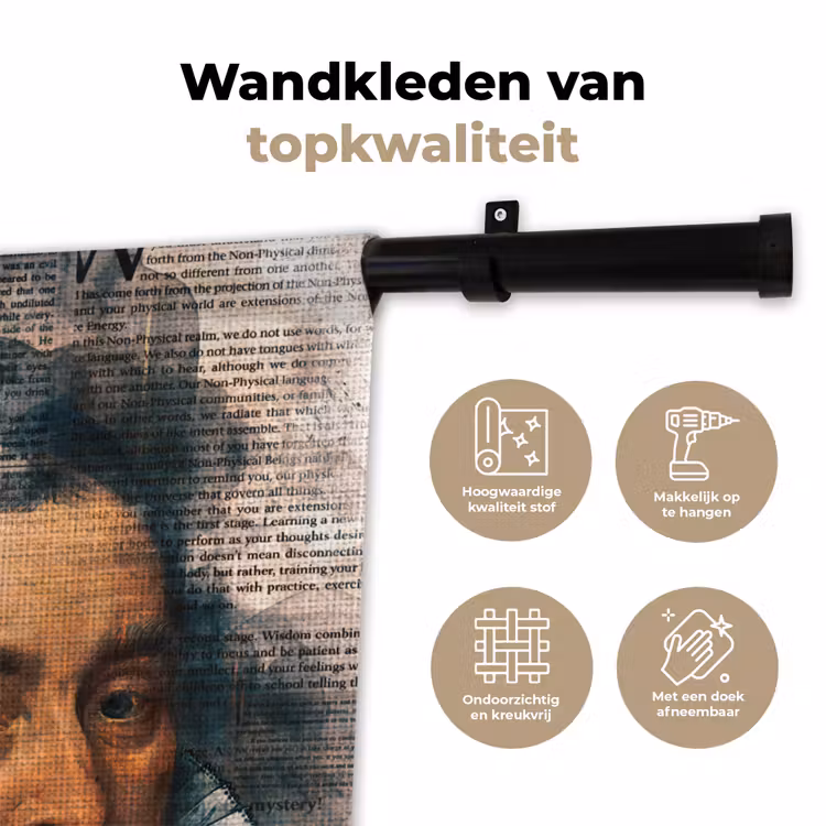 Wandkleed - Willem van Oranje - Adriaen Thomasz - Krant — 3