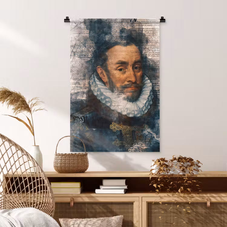 Wandkleed - Willem van Oranje - Adriaen Thomasz - Krant — 4